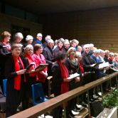 Optreden HGK tijdens kerkdienst 1e Kerstdag